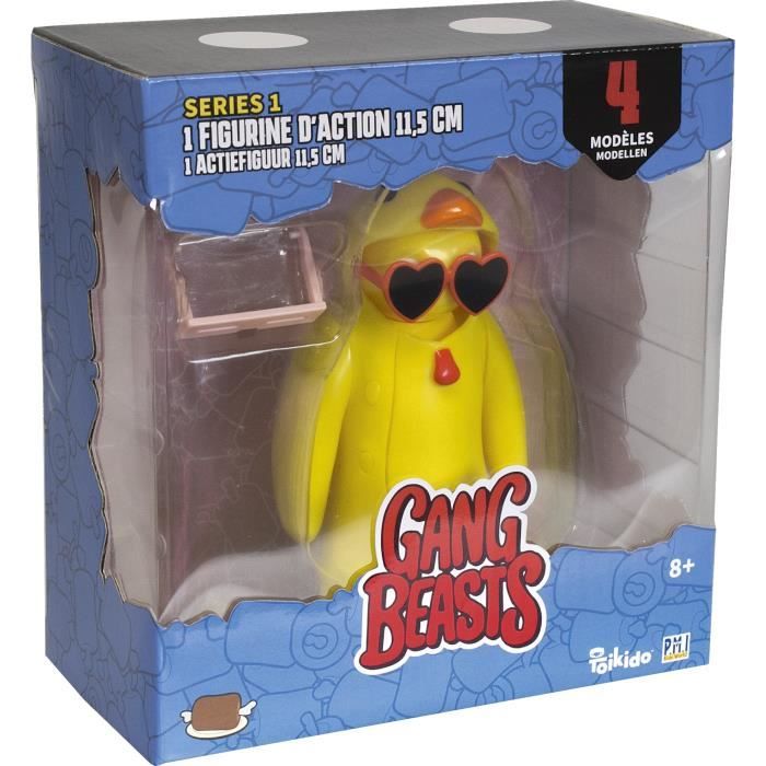 Gang Beasts - 1 Figurine Articulée de 11,5 cm - Lot #4 - Figurines de Collection - Jeux Vidéos - Lansay