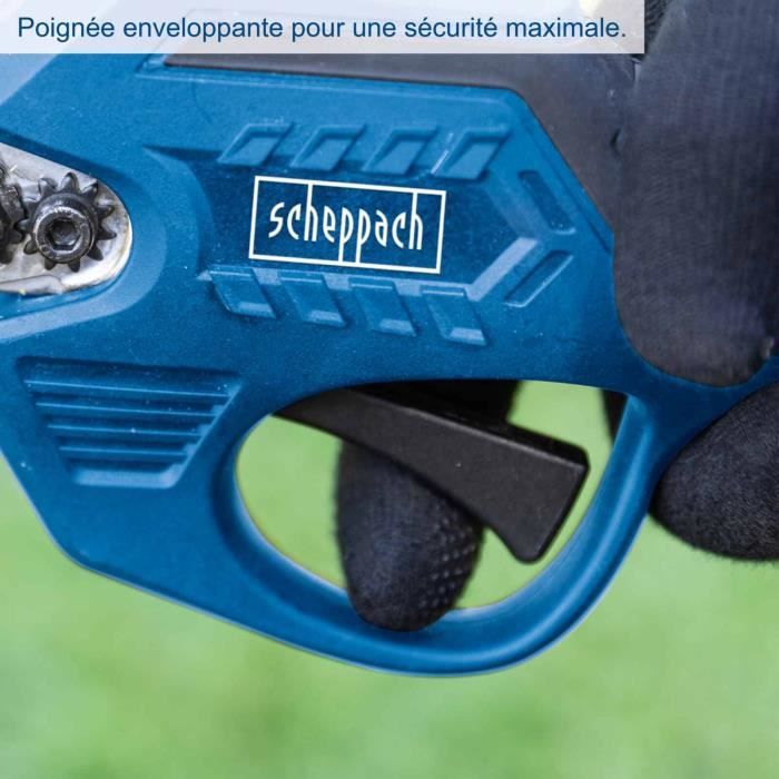 Image secondaire de Sécateur sans fil SCHEPPACH BC-PRS28-X - Coupe 28 mm avec batterie 20V