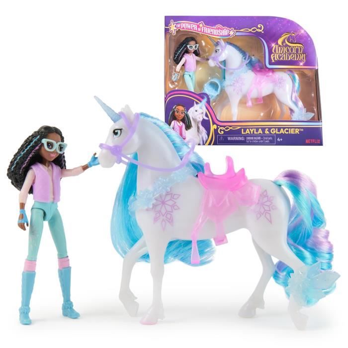 Image secondaire de Figurines Layla + Glacier - 5 accessoires inclus - des 4 ans - L'École des Licornes