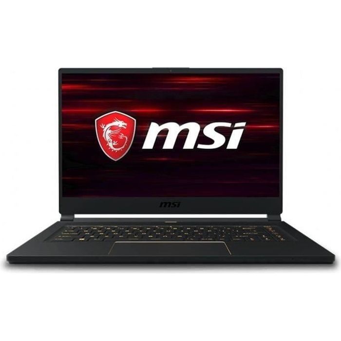 PC Portable Gamer - MSI GS65 Stealth 9SD-1676FR - 15,6 FHD 144Hz - i7-9750H - 16Go - 512Go SSD - GTX 1660 Ti 6Go - Win 10 - AZERTY