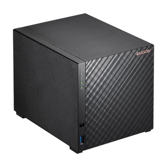 Serveur NAS ASUSTOR AS1204T - 4 Baies avec 1 Go DDR4