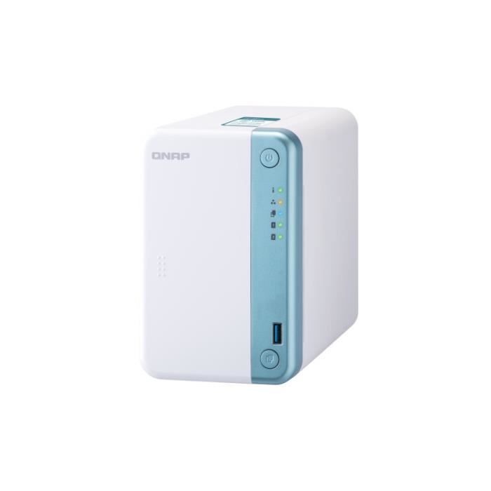 QNAP - Serveur de Stockage (NAS) - TS-251D-4G - 2 Baies - Boitier nu