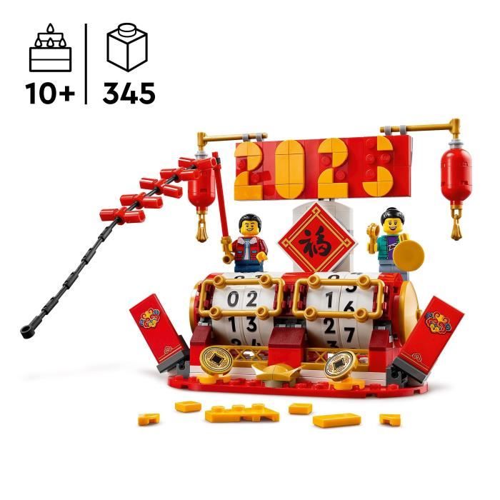 Image secondaire de LEGO 40678 Le calendrier des fetes - Idée cadeau et jouet 2-en-1 pour le Nouvel An lunaire