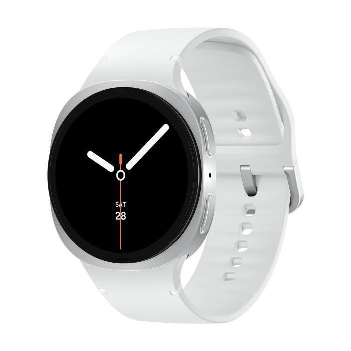 Reloj inteligente Samsung Galaxy Watch8 4G de 44 mm, color plateado