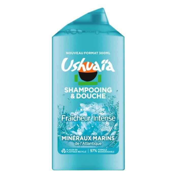 Shampooing homme Douche Minéraux Marins USHUAiA - 12x 300 ml