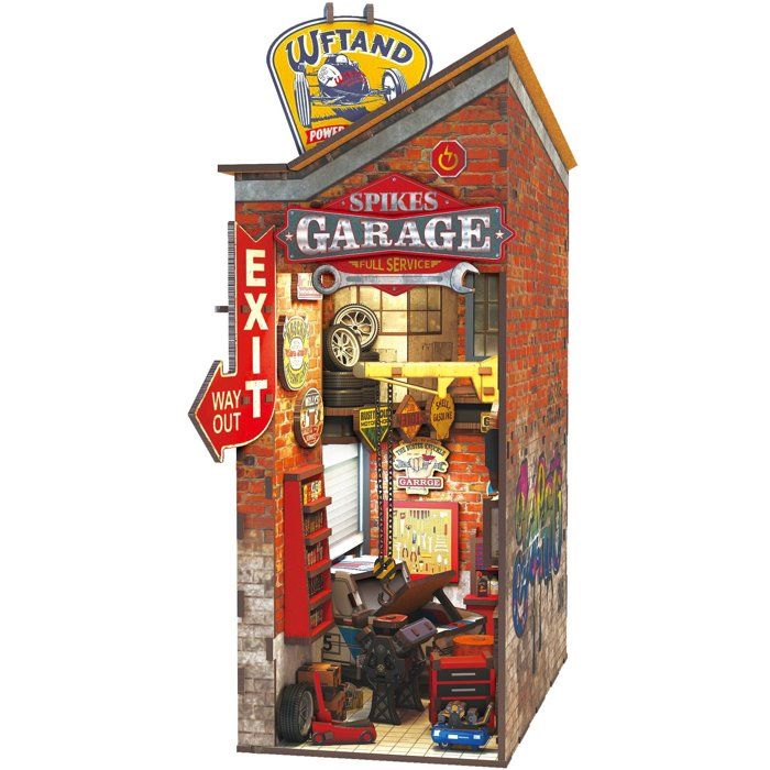 Image secondaire de Kit DIY Book Nook - Maquette 3D Garage Vintage