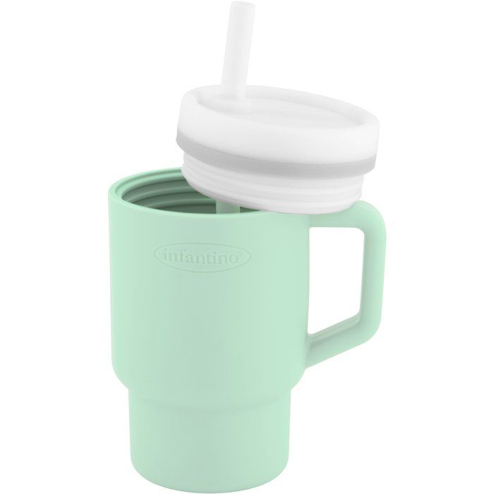 Image secondaire de Tasse en Silicone Cool Mint pour Bébé - Infantino 255 ml
