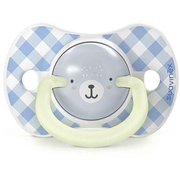 Image secondaire de Lot de 2 sucettes symétriques Night&Day Wild&Free - SUAVINEX - 0 à 6 mois - Bleu