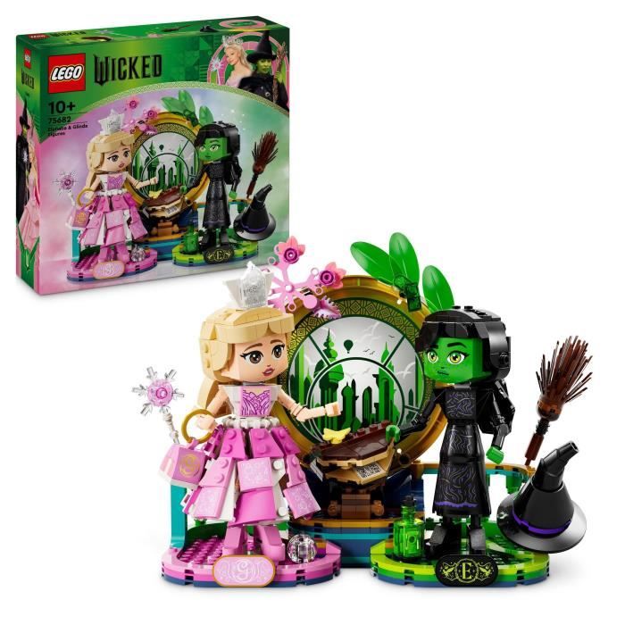 LEGO Wicked 75682 Minifigure di Elphaba e Glinda – Idea regalo di compleanno