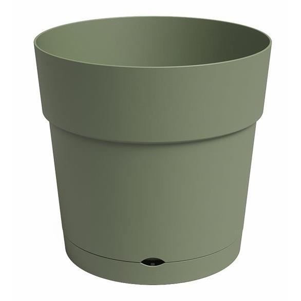 ARTEVASI Pot de fleur CAPRI - Large - R�serve d'eau - Vert Cendre - L49,5 x P49,5 x H47,2 cm
