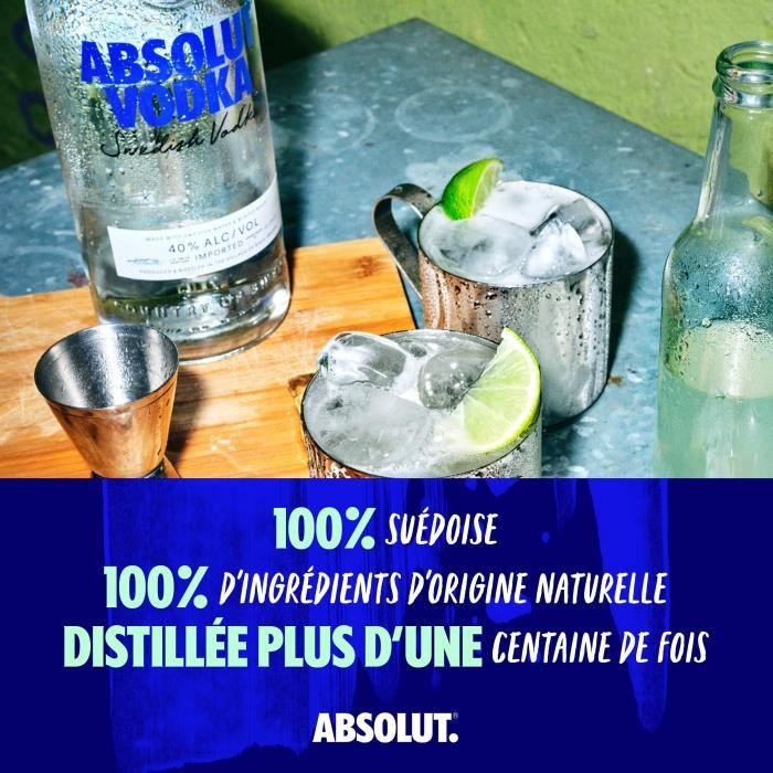 Image secondaire de Absolut - Original Vodka Suédoise - 40,0% Vol. - 70cl