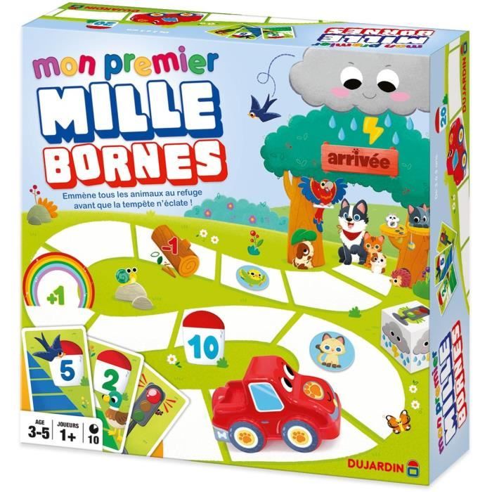 Image secondaire de Mon Premier Mille Bornes - Jeu de Société Coopératif pour Enfants