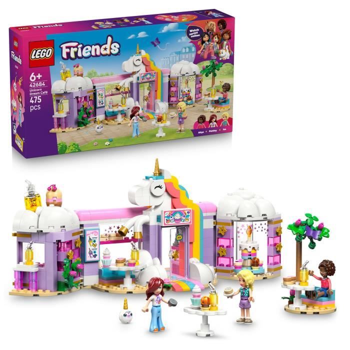 LEGO Friends Café Licorne - Jeu de Construction Amusant pour Enfants