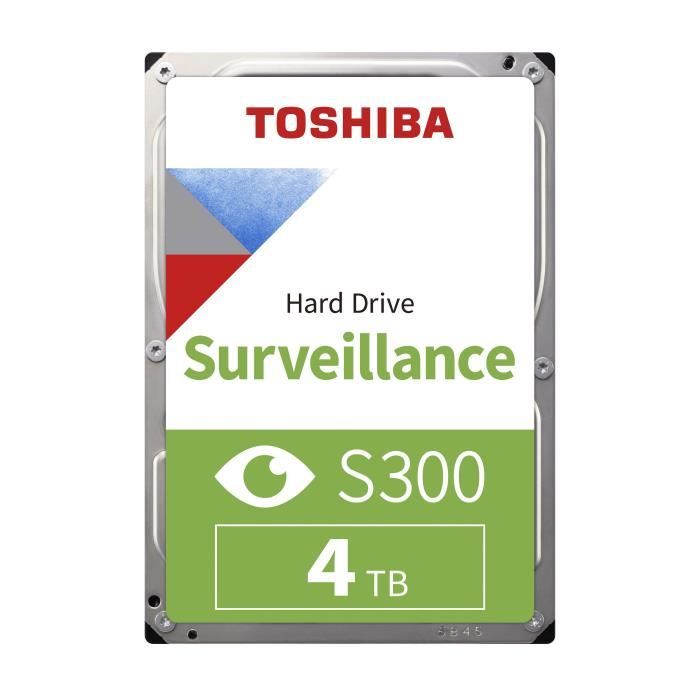 TOSHIBA - Disque dur Interne - S300 - 4To - 7 200 tr/min - 3.5 (Bulk) (HDWT140UZSVA)