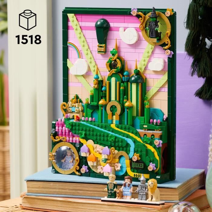Image secondaire de LEGO Wicked 75685 Tableau d'Emerald City - Set de Construction 3D pour Adulte - Maquette