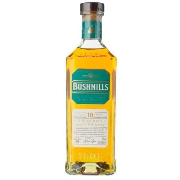 Bushmills - 10 ans - Single malt Irish whiskey - 40,0% Vol. - 70cl