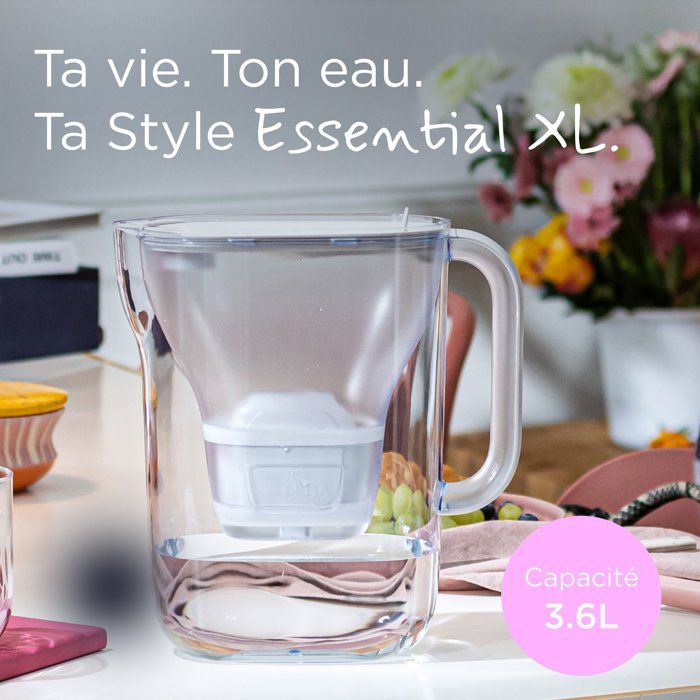 Image secondaire de Carafe Filtrante BRITA Style Essential XL - 3,6L avec Filtre MAXTRA PRO
