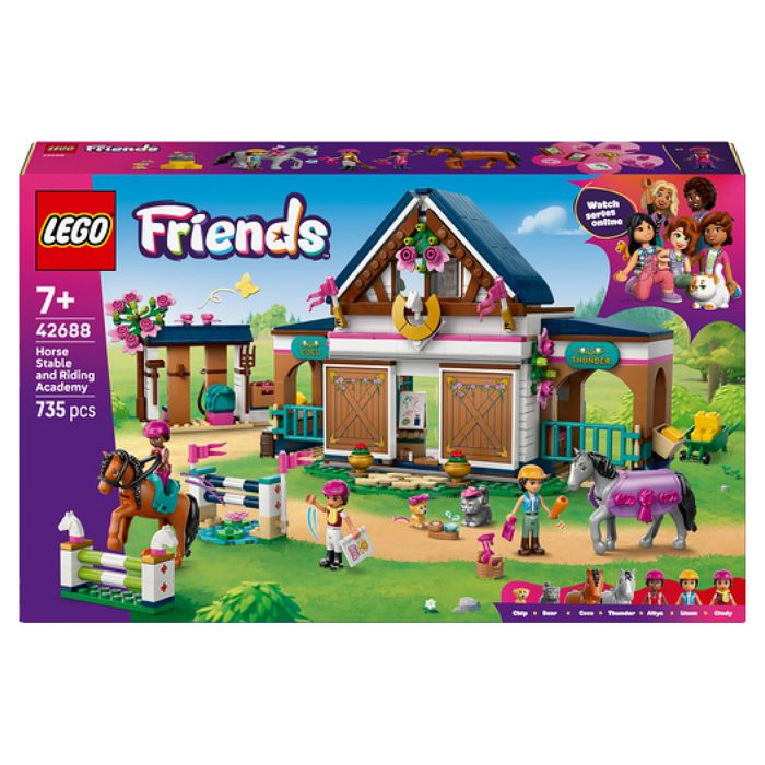 LEGO Friends : Écurie et École d'Équitation - Set de Construction Amusant