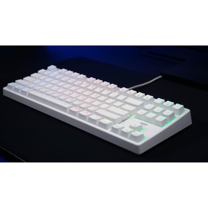 Image secondaire de Clavier - CHERRY - XTRFY K4V2 - RGB - 80% TKL - AZERTY - Blanc