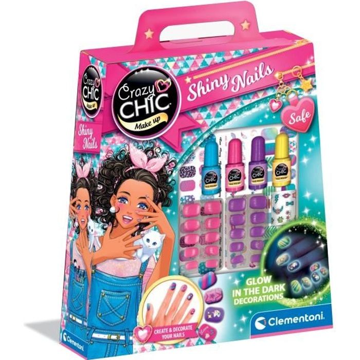 CLEMENTONI - 18689 - Ongles phosphorescents