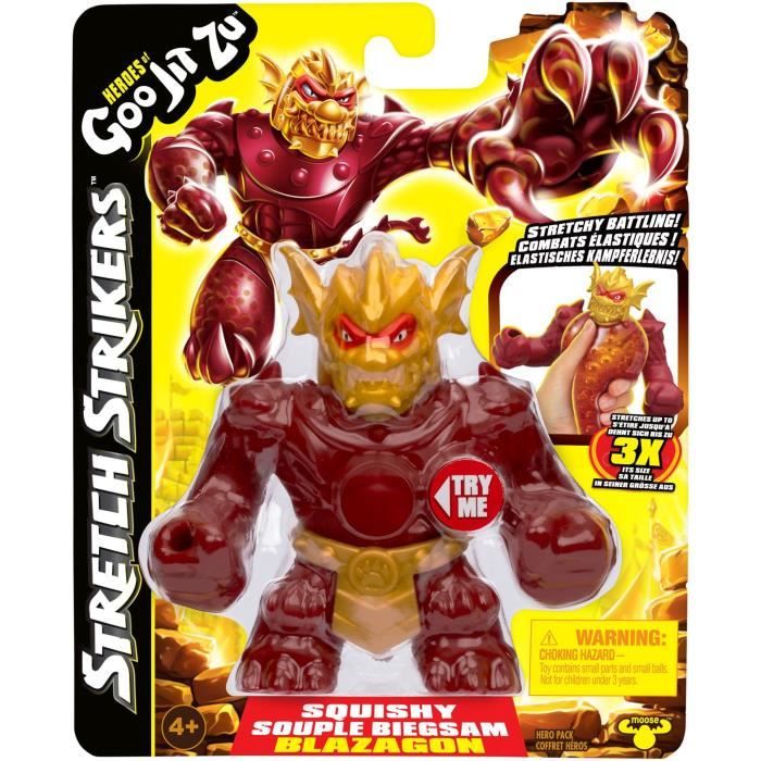 Stretch Strikers Figura 11cm (Random Asst) - HERoeS OF GOO JIT ZU - Eroi viscidi con armatura da guerriero