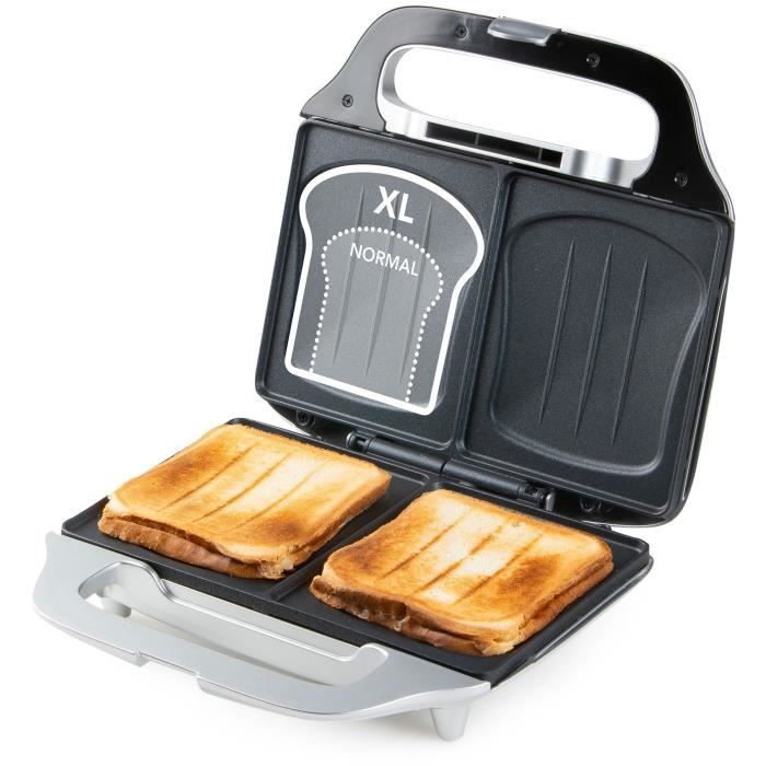Image secondaire de Appareil à Croque-Monsieur XXL DOMO 900W avec Plaques Antiadhésives