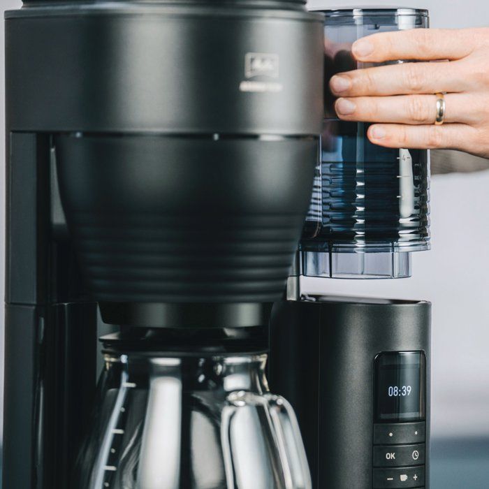 Image secondaire de Cafetière Filtre Mélitta Aromafresh avec Moulin Intégré - 10 Tasses - Noir