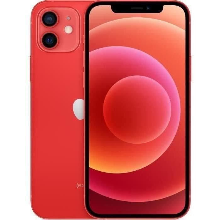 APPLE iPhone 12 256GB (PRODUCT)RED- sans kit piéton