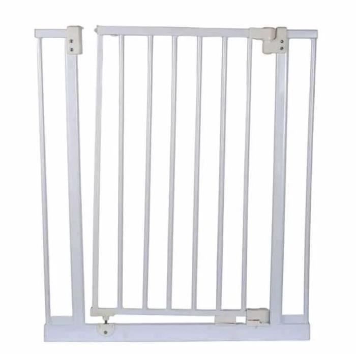 Barriere de sécurité - NORDLINGER PRO - Métal - Blanc - 69 a 73 cm - 74 cm de hauteur