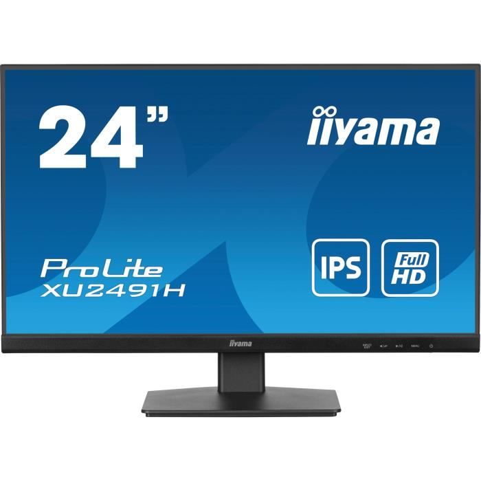 Monitor PC - IIYAMA - XU2491H-B1 - 23.8 FHD - IPS - 100Hz - 0.5ms - HDMI/DP - VESA 100x100 - Nero