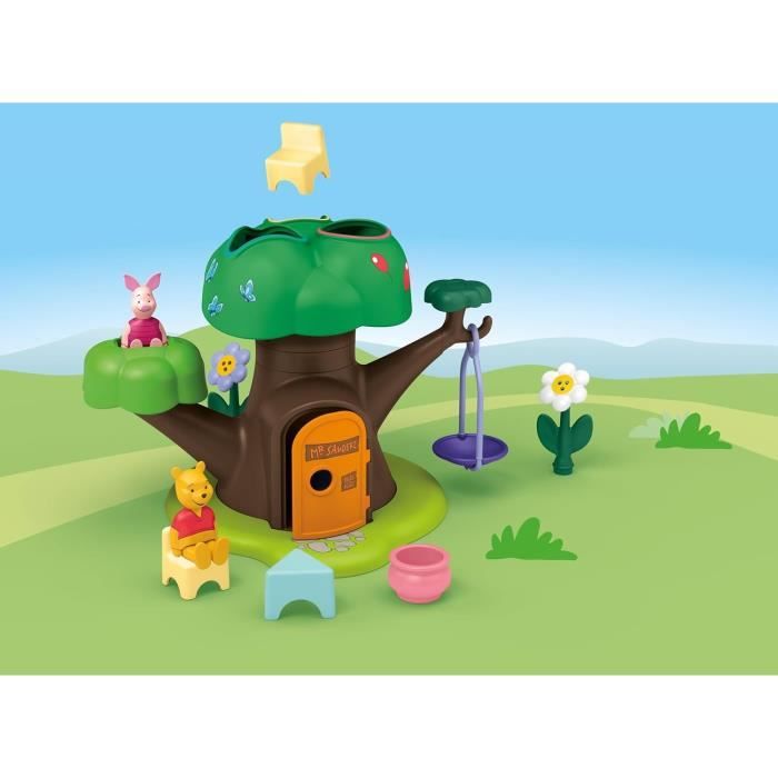 Image secondaire de PLAYMOBIL JUNIOR 71693 Winnie l'ourson et Porcinet avec cabane