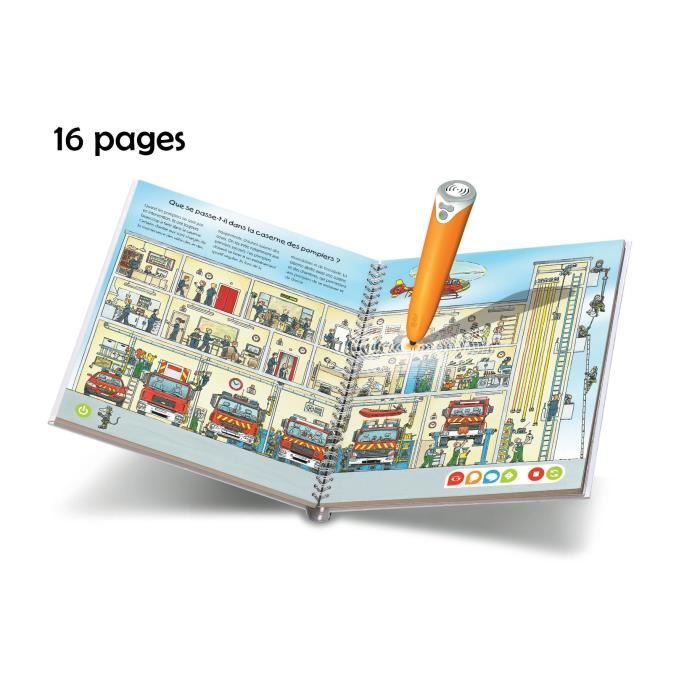 Image secondaire de Livre électronique éducatif tiptoi - Je découvre les pompiers - Ravensburger - Mixte - A partir de 4 ans