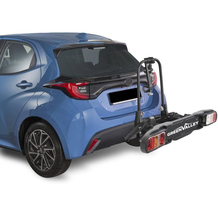 Image secondaire de Porte Vélo Green Valley Disco pour 2 Vélos - Attelage Pliable