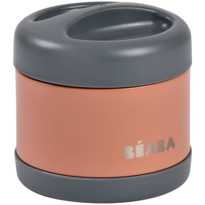 Image secondaire de Thermo-portion - BEABA - 500 ml - Inox - Gris minéral / Terracotta