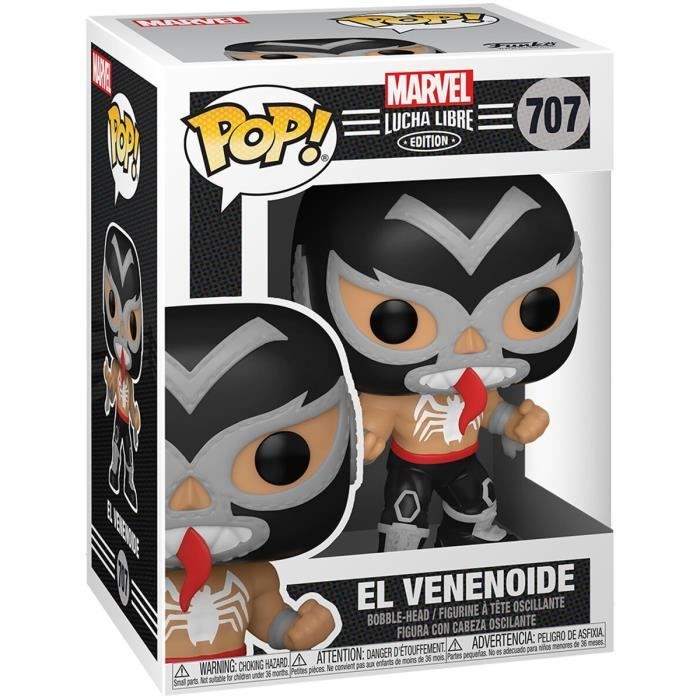 Figurine Funko Pop! Marvel - Lucha Libre Edition : El Venenoide
