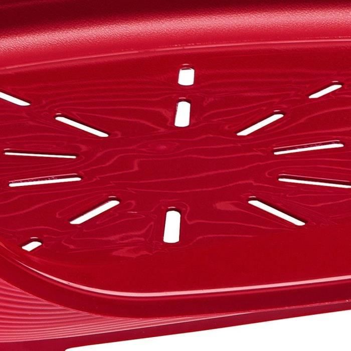 Basket Interior Non-Slip Burgundy Oval Size 4