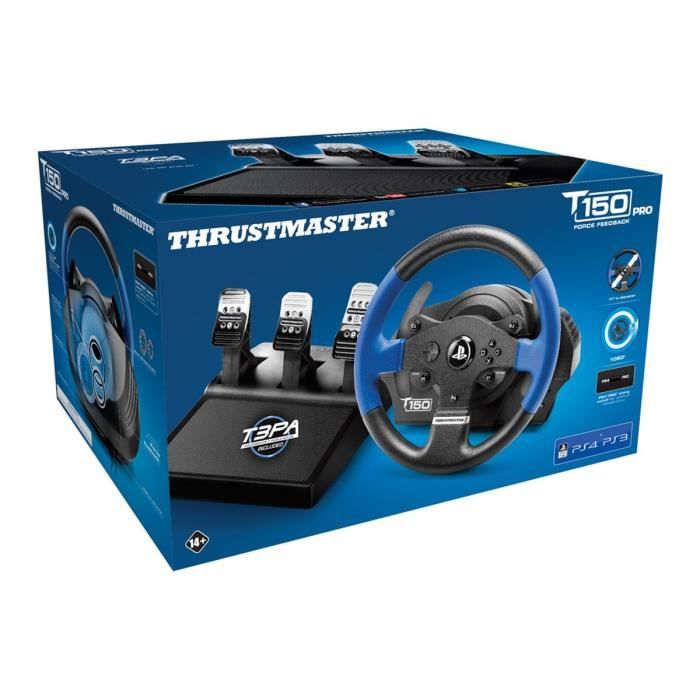THRUSTMASTER Volant T150RS PRO - PS3 / PS4 / PC /  Fonctionne avec les jeux PS5*
