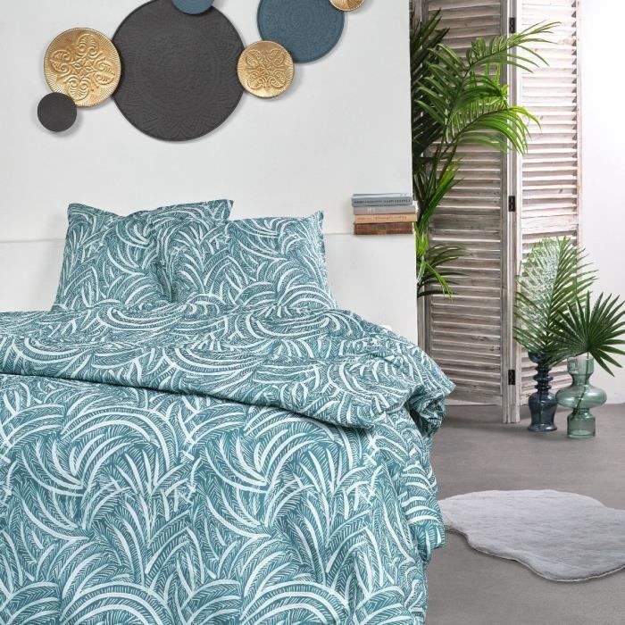Completo letto 220x240 cm TODAY Sunshine 11.46 - 2 persone - 100% cotone stampato Blu