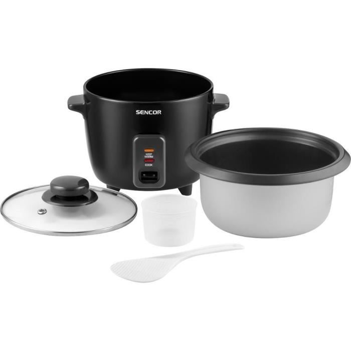 Image secondaire de Cuiseur a riz electrique Sencor - SRM 0601BK - Cuiseur a Riz avec Voyants Lumineux, 300 W, Noir