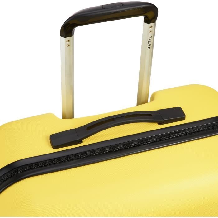 DELSEY Valise Cabine Lima Trolley Slim 55 Cm 4  Doubles Roues Jaune