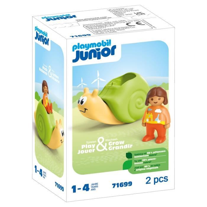 PLAYMOBIL JUNIOR 71699 Child with rocking snail Junior