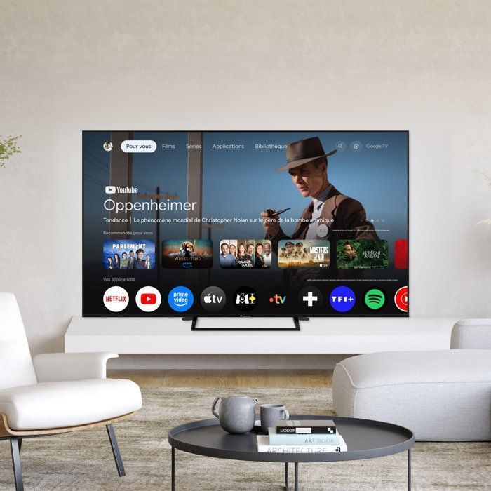 Image secondaire de Téléviseur QLED UHD 4K 75 pouces avec Smart Google