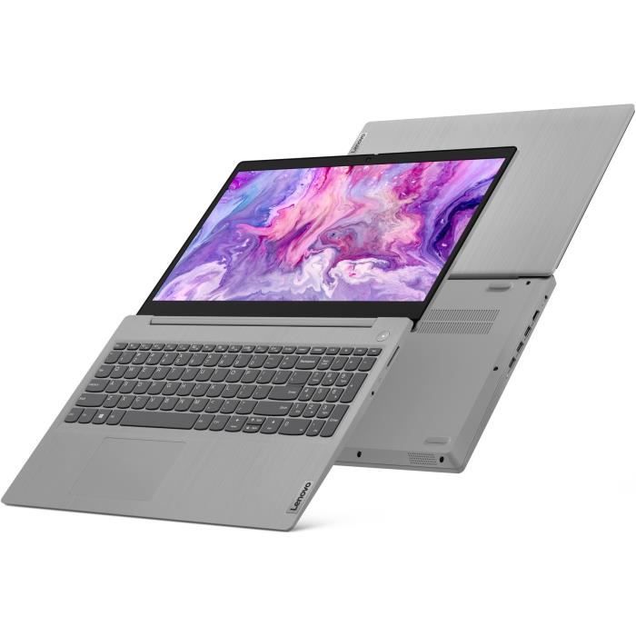 PC Portable Ultrabook - LENOVO Ideapad 3 15IML05 - 15,6 FHD - Intel Core i3-10110U - RAM 8 Go - 256Go SSD - Windows 11S - AZERTY