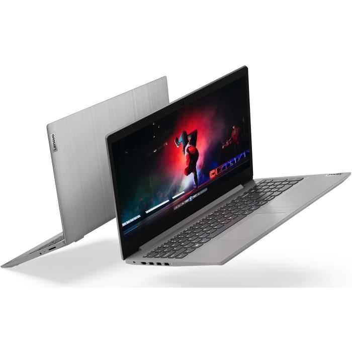 PC Portable Ultrabook - LENOVO Ideapad 3 15IML05 - 15,6 FHD - Intel Core i3-10110U - RAM 8 Go - 256Go SSD - Windows 11S - AZERTY