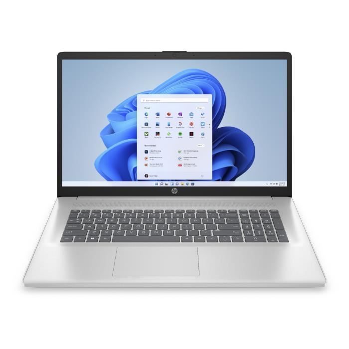 PC Portable HP 17-cp3016nf - Windows 11 - 17,3 FHD IPS - Ryzen 7-7730U - RAM 16Go - Stockage 512Go SSD - AZERTY