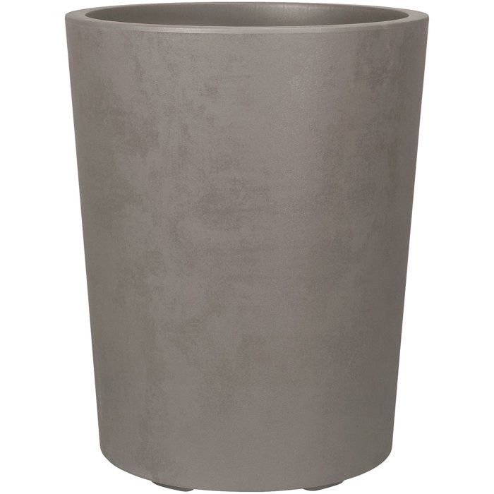 Pot de Fleurs Rond Millennium 48L - Marron avec Réserve d'Eau