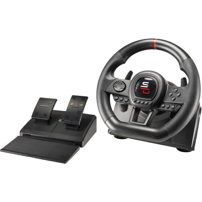 Volante de carreras - SUPERDRIVE - SV650 - Con pedales - Levas - Vibraciones - Multiplataforma