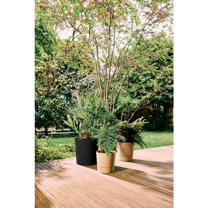 Image secondaire de Pot de Fleur Rond Elho Foss 35L Beige pour Extérieur