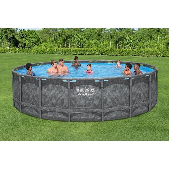 Image secondaire de Kit Piscine Hors Sol Ronde BESTWAY APX 365 - 549 x 132 cm
