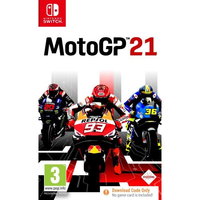 Moto GP 21 Jeu Switch (Code dans la boîte)